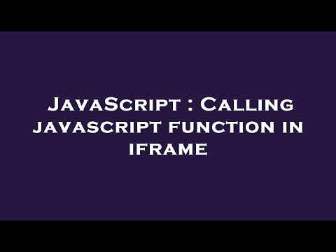 JavaScript : Calling