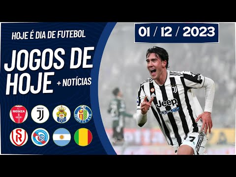 JOGOS DE HOJE PELO MUNDO HORÁRIO DOS JOGOS 01/12/2023 