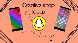 Creative snap ideas-must watch!!! #snapchat#snapideas screenshot 5