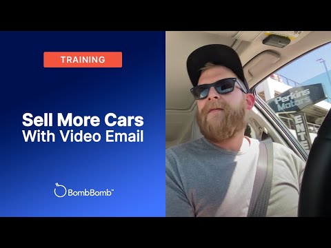 SALES TIPS: How To Sell Cars at Your Dealership Using Video Email (on your iPhone Android or webcam)