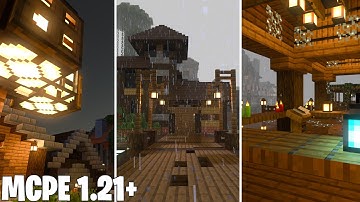 Best Realistic Shaders for MCPE 1.21+ (2025) | Ultra Smooth + No Lag + Render Dragon