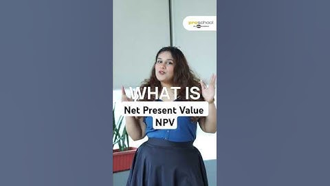 What is NPV (Net Present Value)🤔 Time value of money (part 2) #npv #timevalueofmoney #shorts