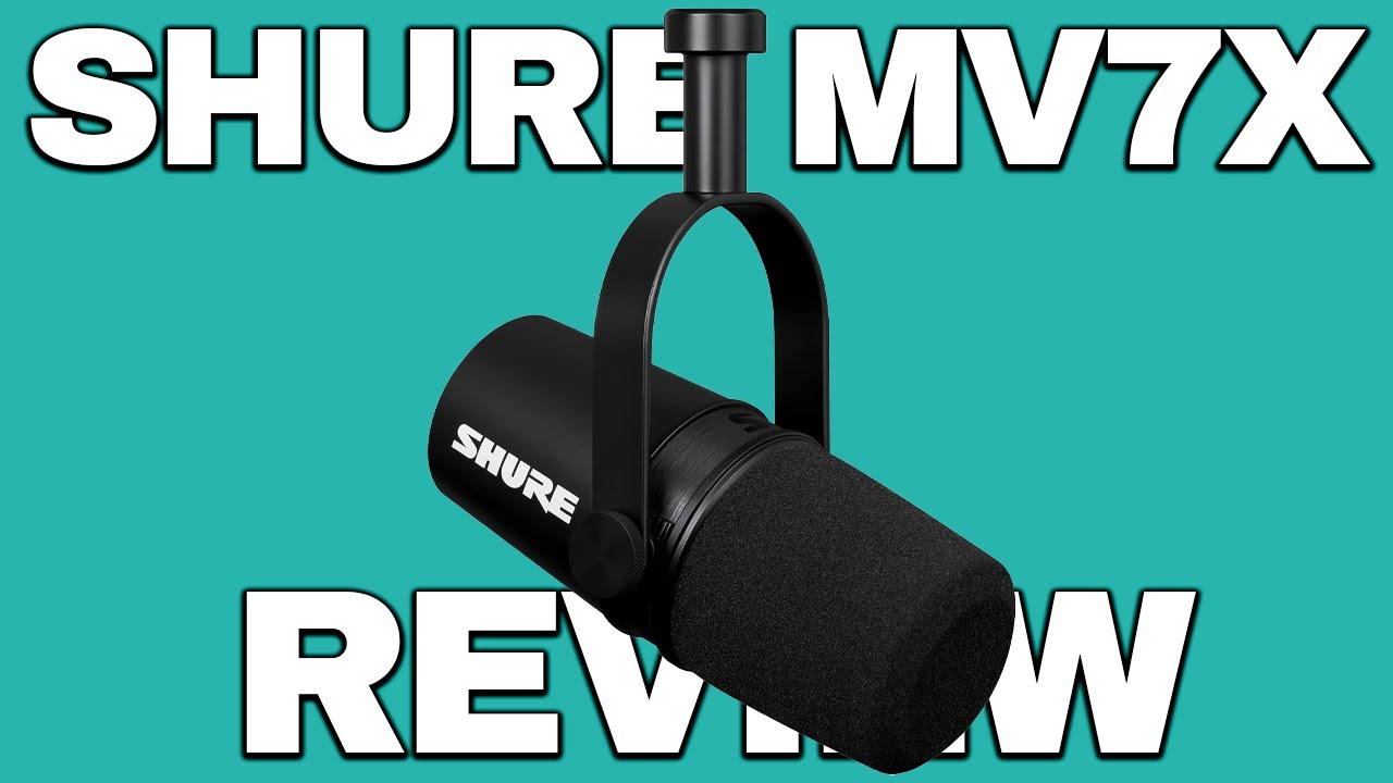 SHURE SM7B or MV7X - Which one is for you? 