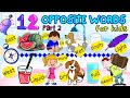 Opposite words in english  12 pairs of opposite words for kids  best learning for toddlers