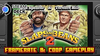 Bud Spencer & Terence Hill - Slaps And Beans 2 - (Valve Steam Deck) - Framerate & Coop Gameplay