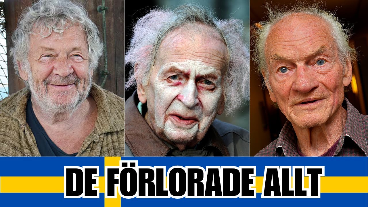 12 berömda svenska skådespelare som förlorade allt och blev hemlösa 😢