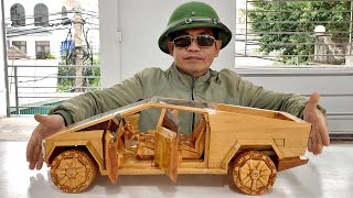 I have already owned a Tesla Cybertruck this way - Woodworking Art by Woodworking Art 284,811 views 1 year ago 7 minutes, 42 seconds