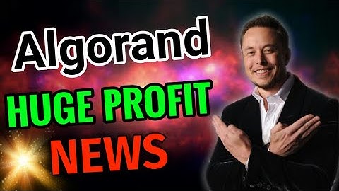 Algorand Billion Profit || Algo Price Prediction! Algo Today Update