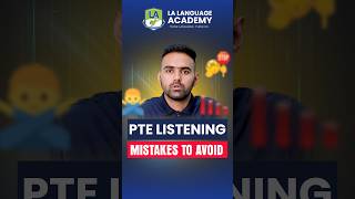 Mistakes to Avoid in PTE Listening 💯🧐 #shorts #youtubeshorts #languageacademy