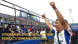 Aremania, Viking Dan Bobotoh Nonton Bareng Arema FC vs Persib Bandung Di Stadion Kanjuruhan