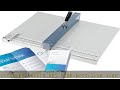 Mxmoonant H460 Manual Creasing Machine A3/A4 Paper Folding Machine Paper Creaser Scoring Machine fo