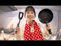 ハンバーグ作り🍳 │ 英語チャレンジ8
