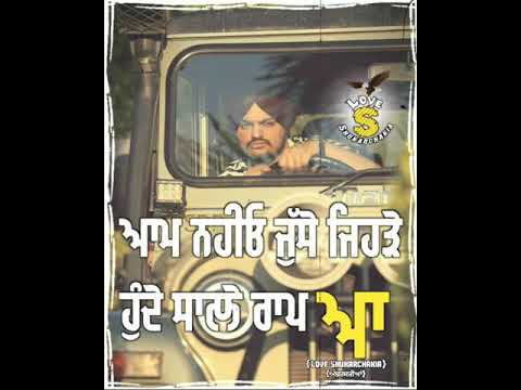 ?Sidhu Moose wala status | punjabi whatsapp status | new status | latest whatsapp status