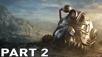 FALLOUT 76 Walkthrough Gameplay Part 2 - COLLISION COURSE (PS4 PRO)