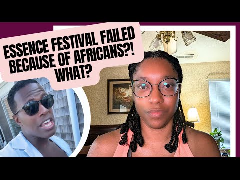 He BLAMED Africans for RUINING Essence Music Festival