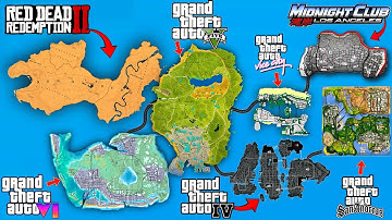 I Combined all Rockstar Games Maps in GTA 5 😍