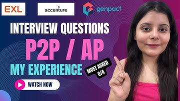 Accounts payable Interview Questions | My Interview Experience | Procure to Pay Interview Questions