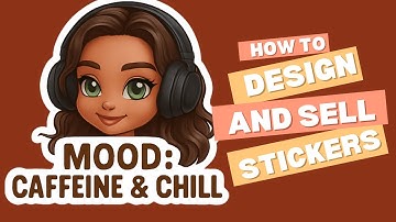 Making money selling Print On Demand Stickers: Printify, Canva and Esty Sticker Design Tutorial