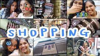 Shopping with my friend(most loved)🌸Shopping for freshers party&Tried the look of Rajputana Queens 👑