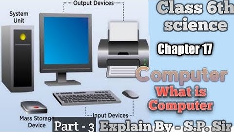 Class 6th science chapter 17 in hindi | Computer | कम्प्यूटर | hardware computer|कम्प्यूटर के प्रकार