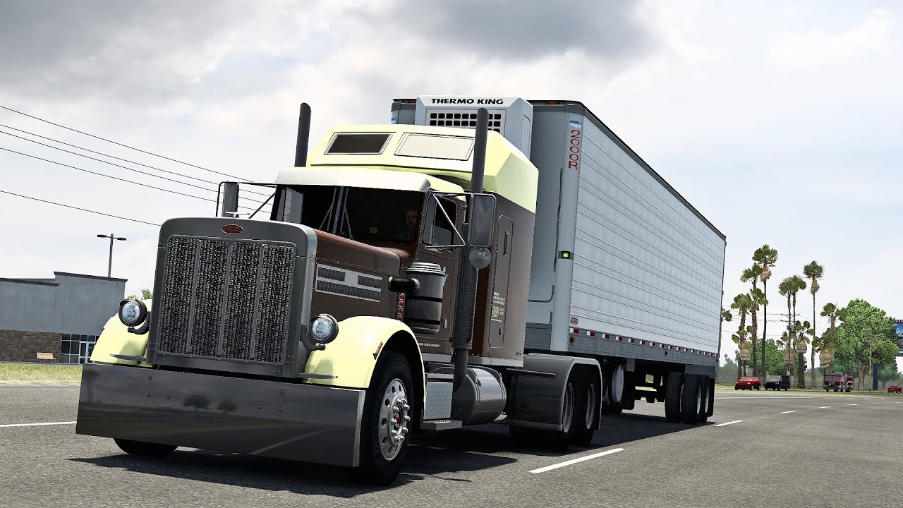 ATS 1.46 Texas DLC Peterbilt 359 Trip Corpus Christi McAllen