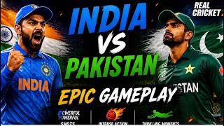 INDIA vs PAKISTAN 🔥 Epic Match | India Wins 🏆 | Real Cricket 24 Gameplay | Last Over Thriller 😱