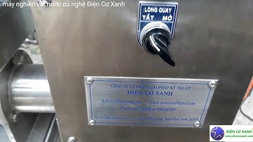 Máy vắt củ nghệ tươi, máy vắt tinh bột nghệ