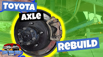 Toyota LandCruiser 40 60 80 70 76 78 79 105 Hilux Rear Axle Bearing Overhaul
