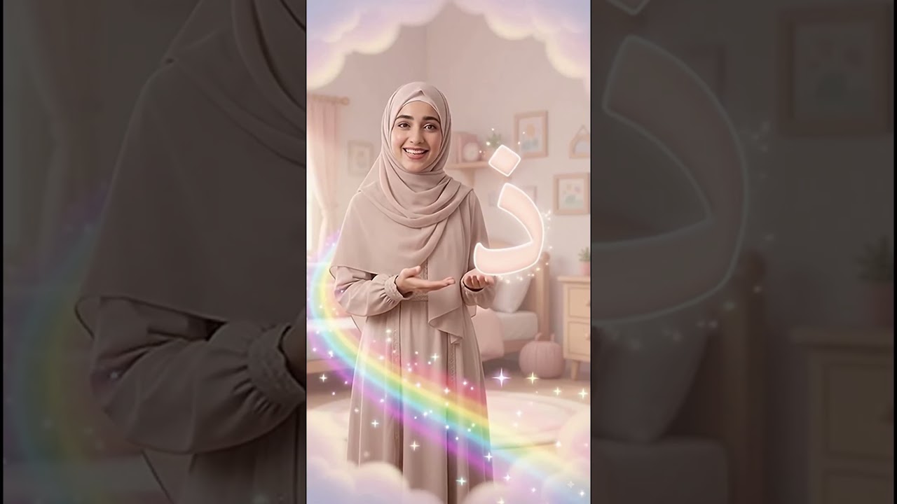 Learn Arabic Qaida For Kids 🌙 #shorts #youtubeshorts #shortsfeed #viral #trending #BachhonKiTarbiyat