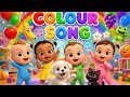 Rainbow Colours Song for Toddlers 🎨 | Fun Baby RhymesColourSong #KidsRhymes #NurseryRhymes 