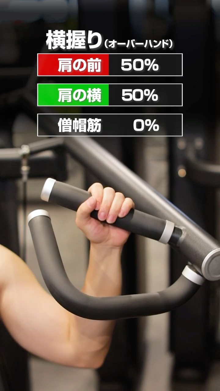 マシンショルダープレスの「握り方」による違い #GronG #グロング #筋