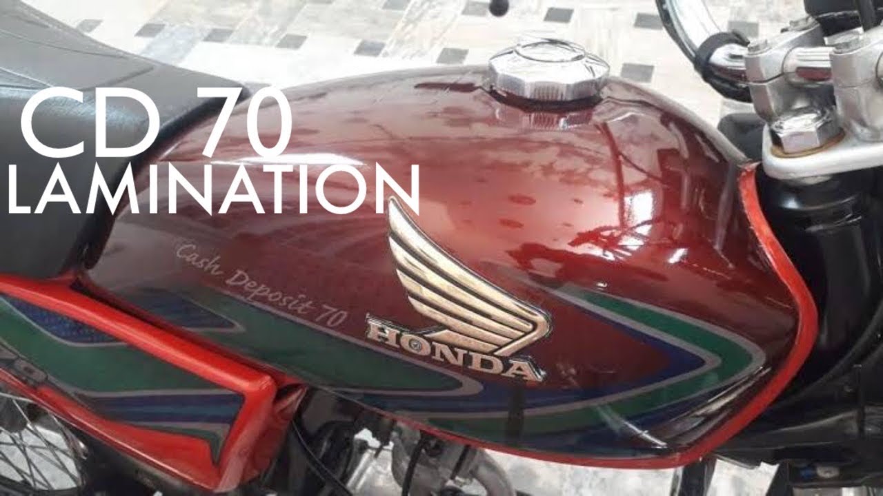 CD 70 Black Lamination In Lahore Motorcycle Market YouTube