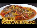 Sweet and sour fish  easy sweet sour sauce  tilapia recipe