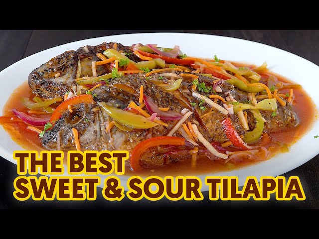 Sweet and Sour Fish | Easy Sweet Sour Sauce | Tilapia Recipe class=