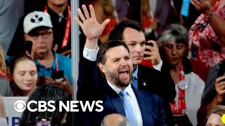 JD Vance appears at RNC after being named Trump's VP pick