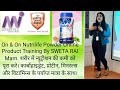 On  on nutrilife powder online product training by sweta rai mam