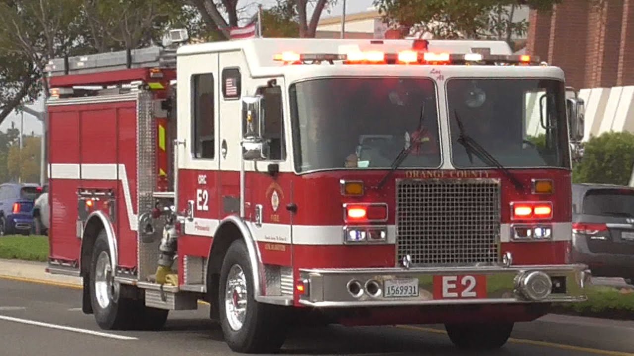 OCFA Engine 2 Responding