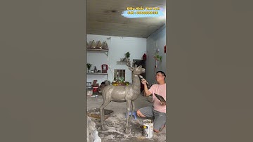 Điêu Khắc Con Hươu Đực Ximang - Điêu Khắc Thế Anh - Sdt : 0968890138 Nhận Thi Công Trên Toàn Quốc