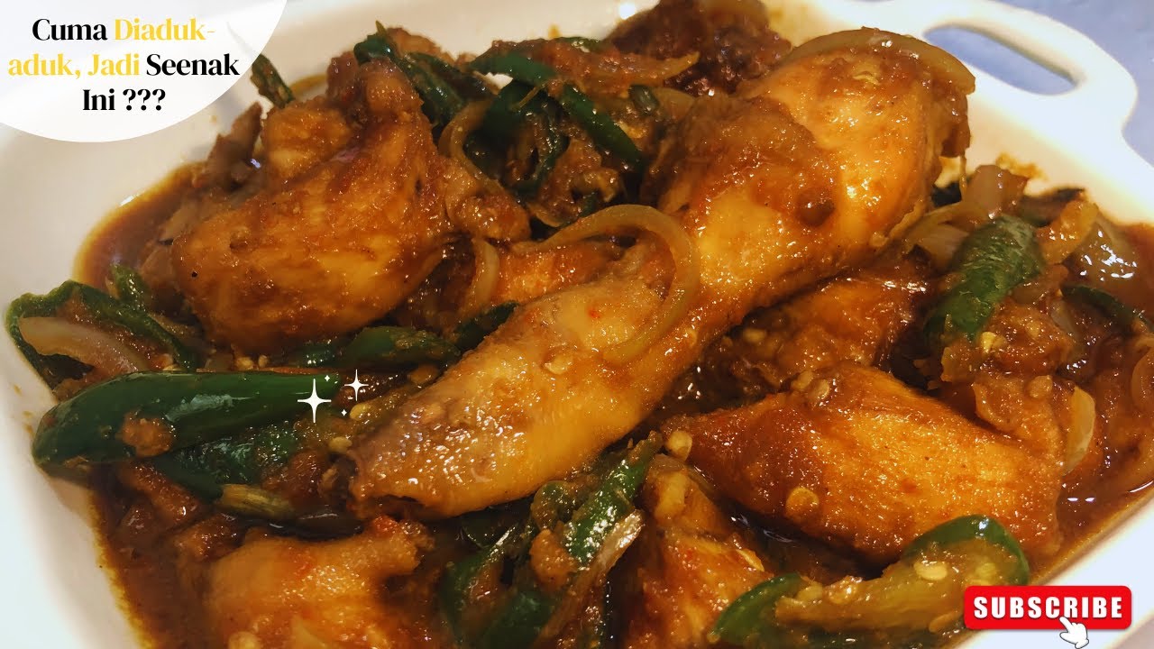 Cuma PAKAI Bahan Di KULKAS! 🔥 PEDAS, MANIS, GURIH! Resep Ayam Kecap Cabe Hijau 🍗