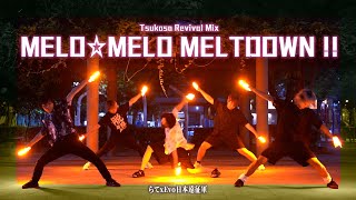 【御宅藝｜ヲタ芸技連】 MELO☆MELO MELTDOWN !! (Tsukasa Revival Mix)【Evo日本遠征軍&らて@14ttE 】