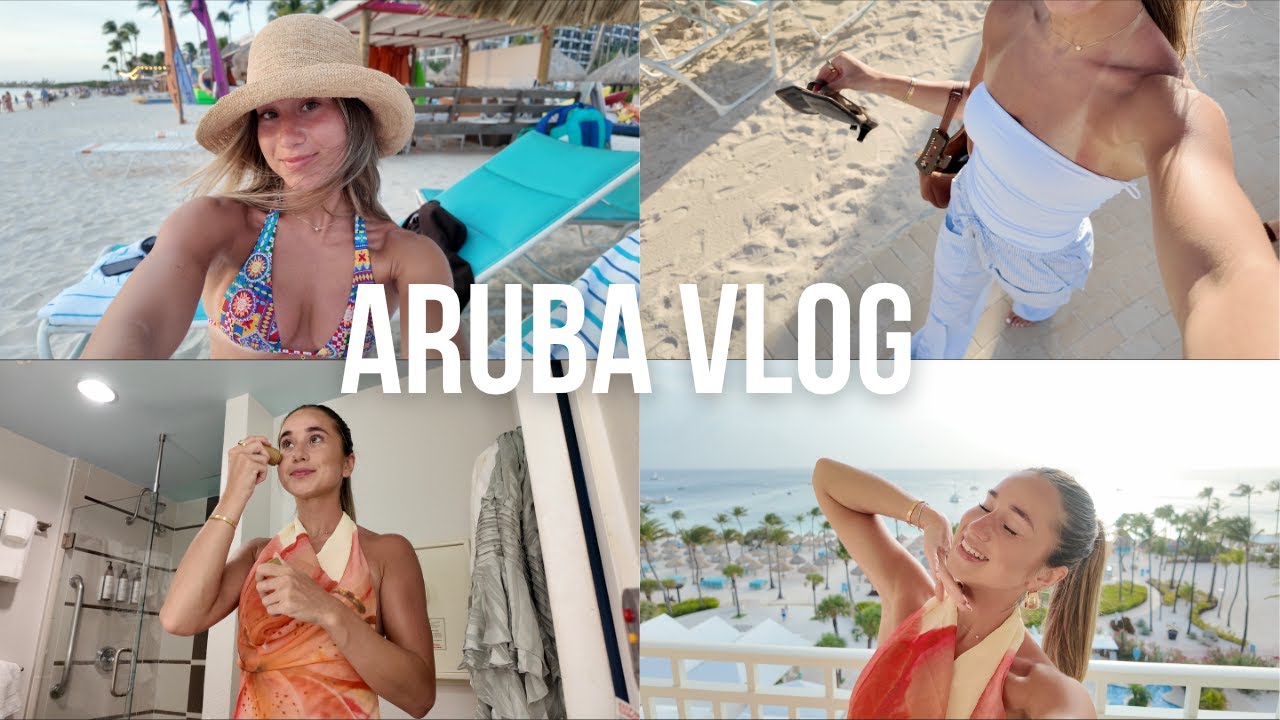 ARUBA VLOG | beach days, best spots on the island, dinners & summer outfit inspo