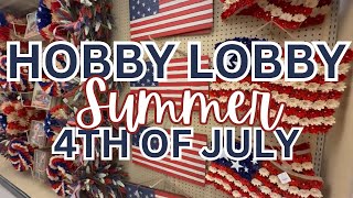 HOBBY LOBBY | 4th of July Decor | Fun Backyard Games | Summer Shop With Me