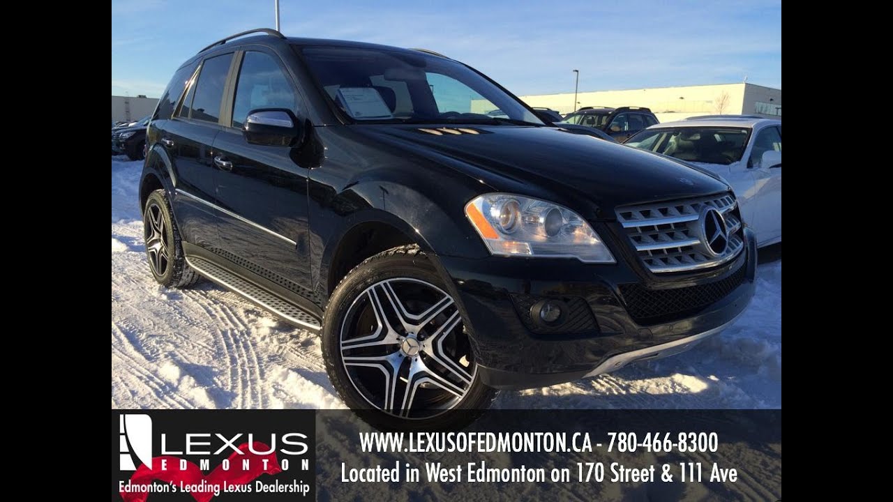 Used Black 2009 Mercedes Benz M Class 4matic 35l Review Fort Mcmurray Alberta