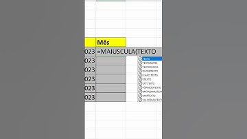 COMO EXTRAIR O NOME DO MÊS COM LETRAS MAIÚSCULAS #shorts #shortsexcel #excelparainiciantes