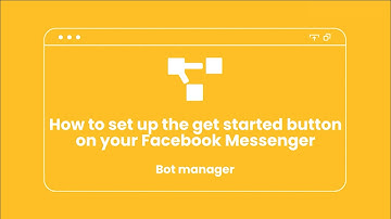 Set up the get started button on your Facebook Messenger chatbot