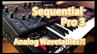 Sequential Pro 3 Analog Wavetables