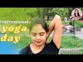 International yoga day   dr madhu bishnoi