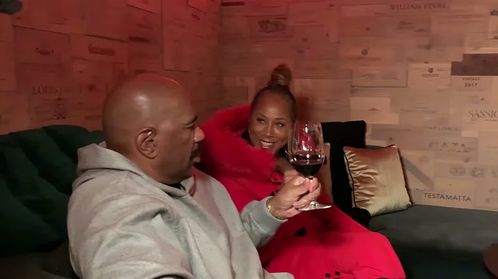 STEVE HARVEY SURPRISES Marjorie Harvey (his wife) ...