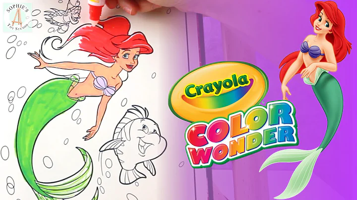 The Little Mermaid Disney Princess Color Wonder - Coloring Ariel, Flounder, & Sebastian