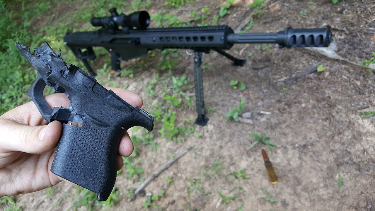 Glock G43 Vs 50 Cal Youtube Glock G43 Vs 50 Cal Youtube